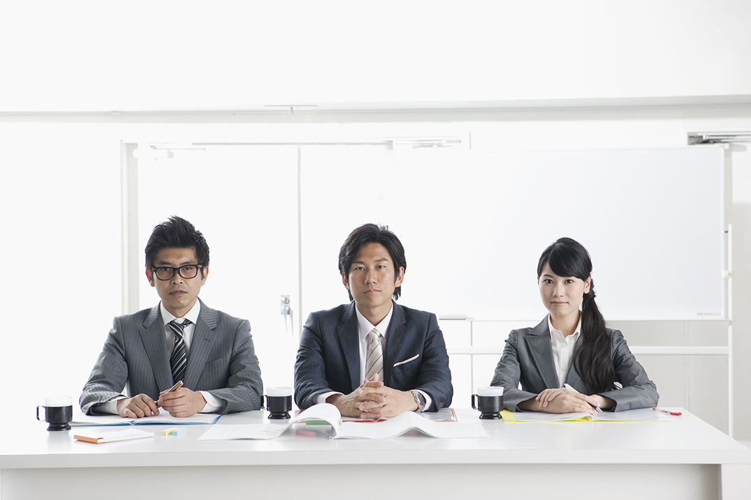 Business people representing ideal candidates