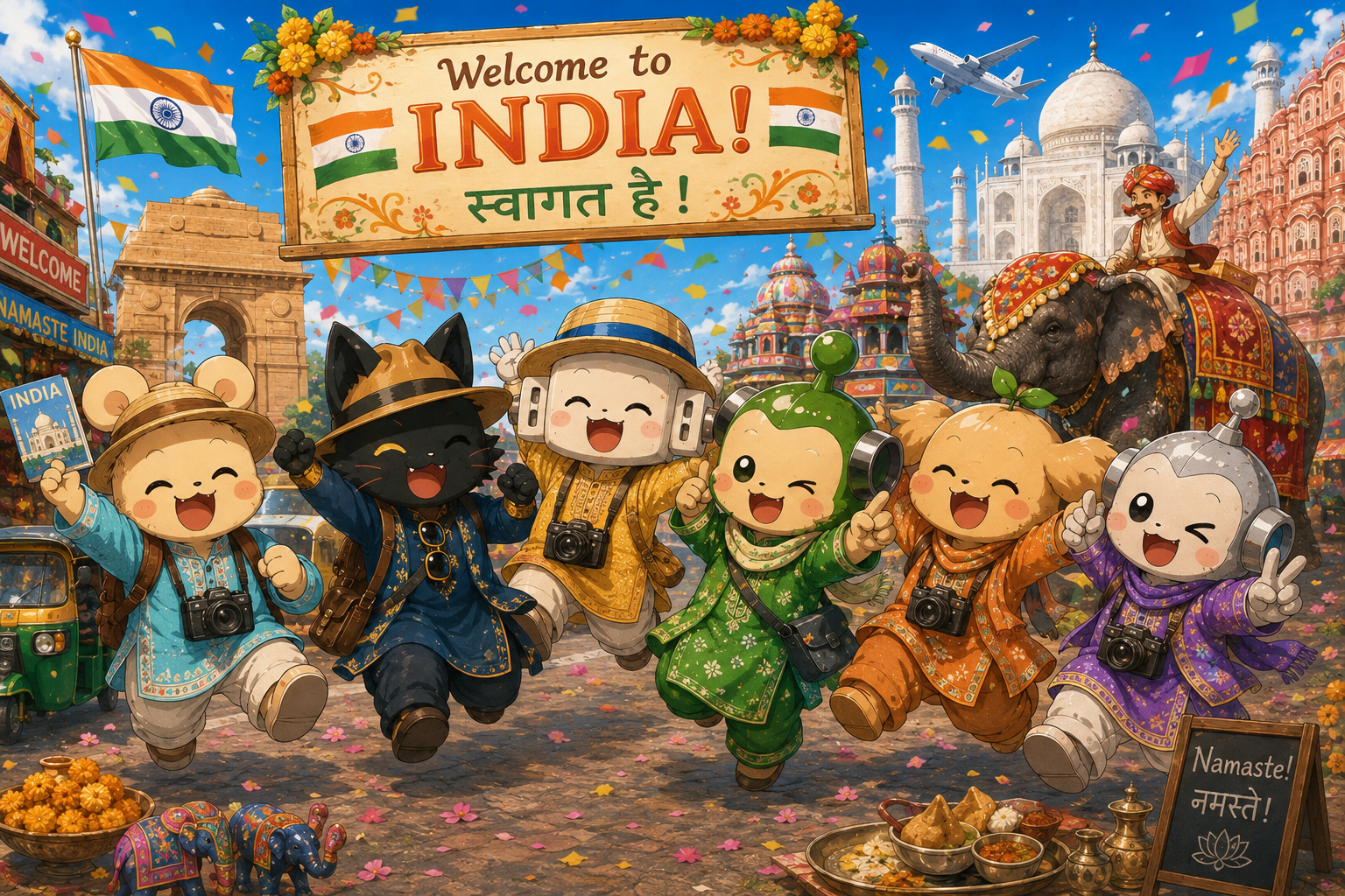 抵抗ワールド インド・グルガーオン旅行 メインビジュアル