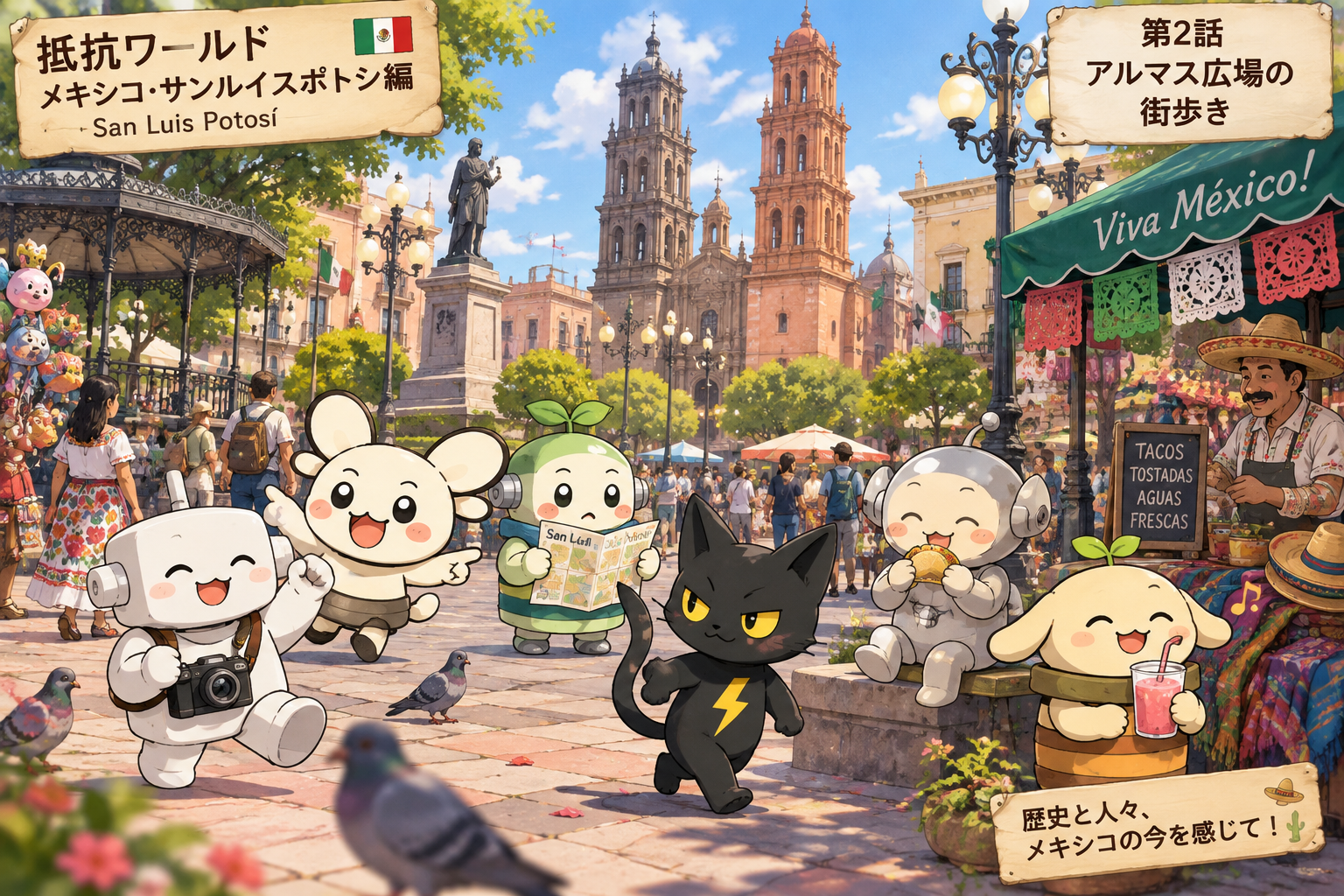 アルマス広場の街歩き
