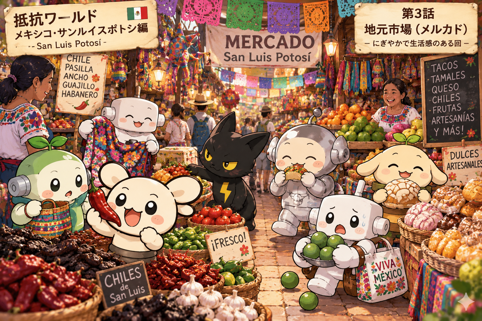 地元市場 メルカド