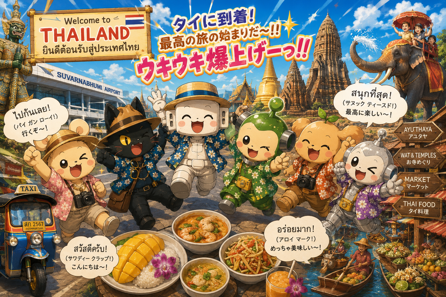 抵抗ワールド タイ・アユタヤ旅行 メインビジュアル